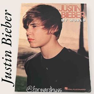Justin Bieber: My World Music Book for Piano, Vocal and Guitar - EUC